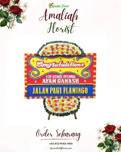 Bunga Papan Congratulation di Wringinputih